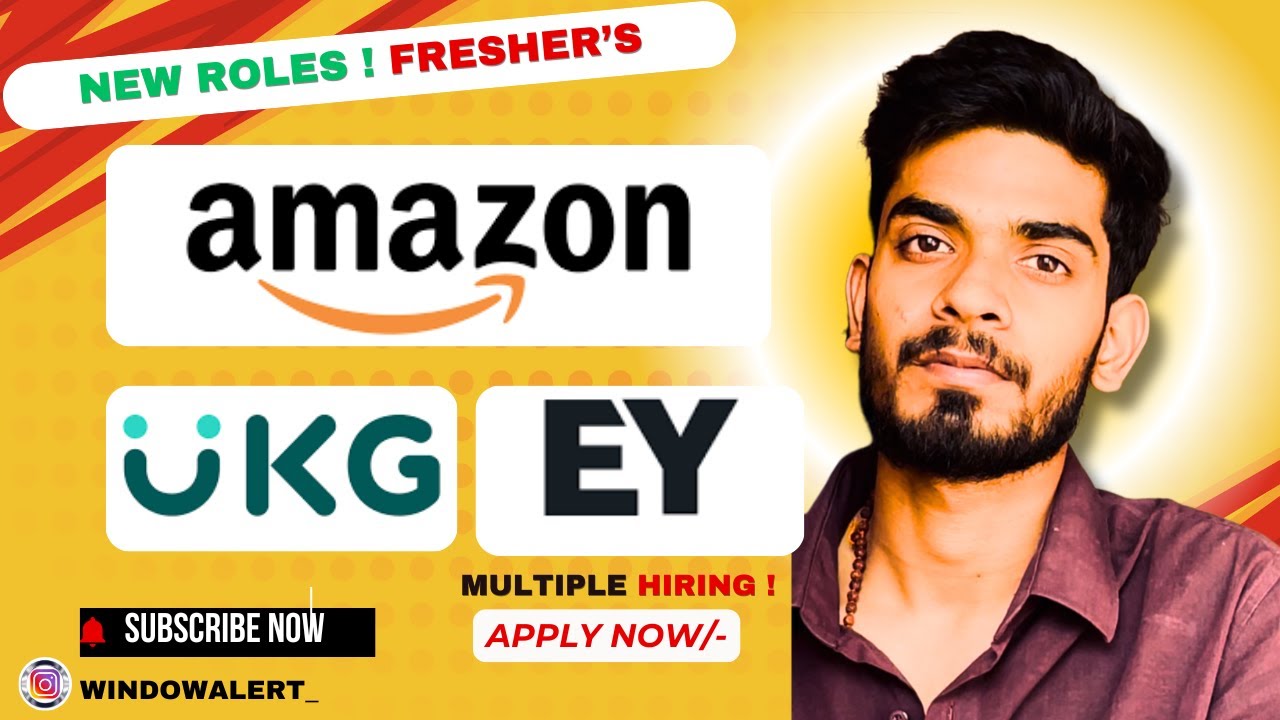 EY , Amazon New Hiring Announced | OFF Campus Drive | 2025, 2024 Batch ...