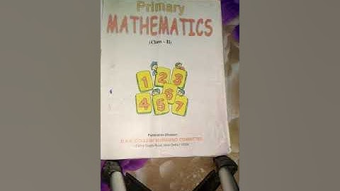 D.A.V Nahan class 2nd maths primary mathematics (page no 120)