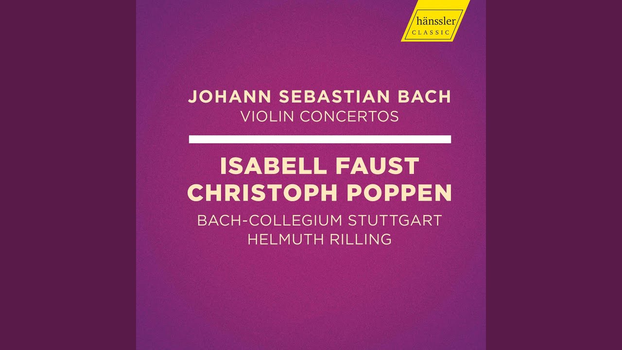 Ver Violin Concerto in D Minor, BWV 1052R: I. Allegro no YouTube