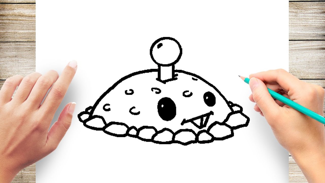 How to Draw Potato Mine from PVZ YouTube