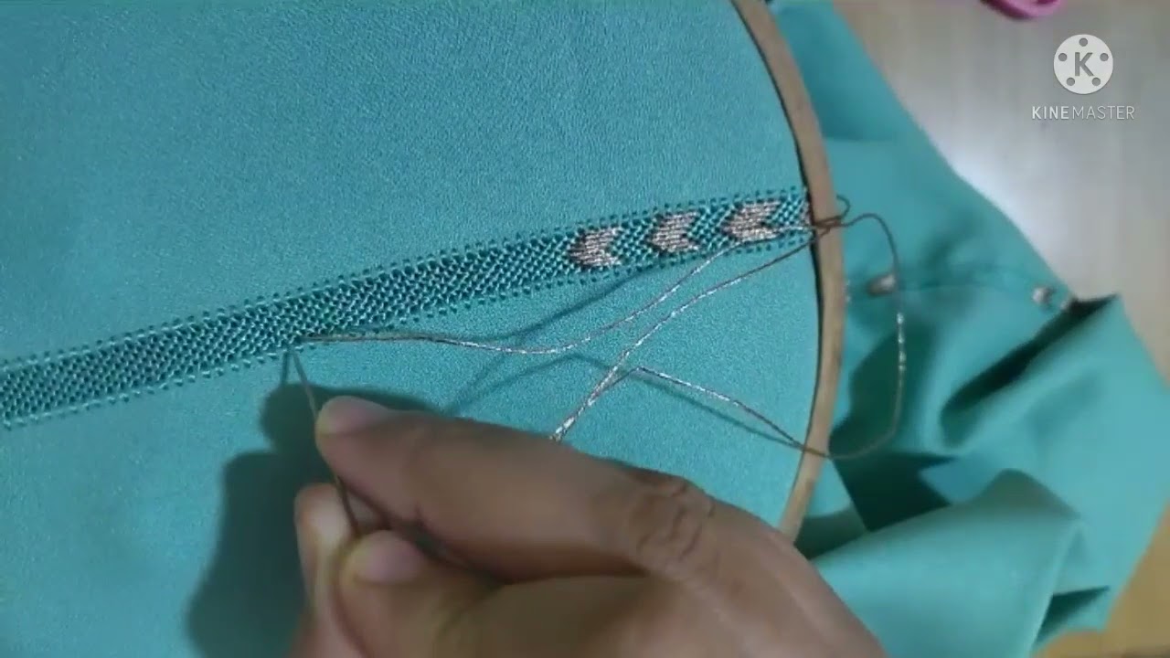 طرز الرباطي باليد فوق الراندة للمبتدئات سهل ورائع