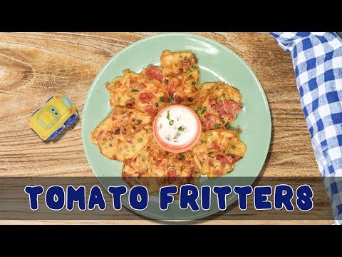 Tomato Fritters for 9+ Months Babies | Sarah The Mom