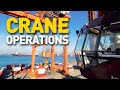 Live : Crane Operations on ship