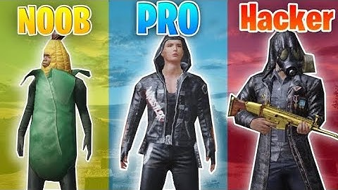 Pubg mobile noob Vs pro Vs hacker in tdm