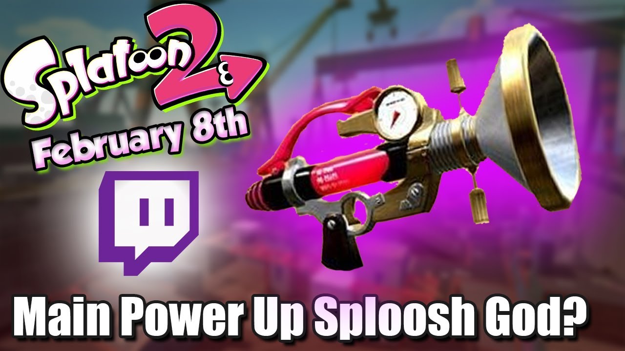 Splatoon 2: Ghost DUDE -  Main Power Up Sploosh is Meta?
