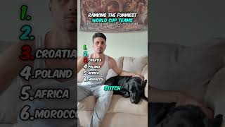 Ranking Funniest World Cup Teams 😂