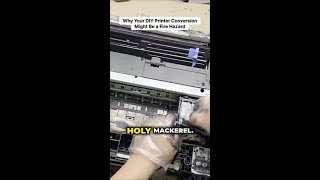 One Wrong Screw Caused This Printer to Catch Fire #printerrepair #techfail #518