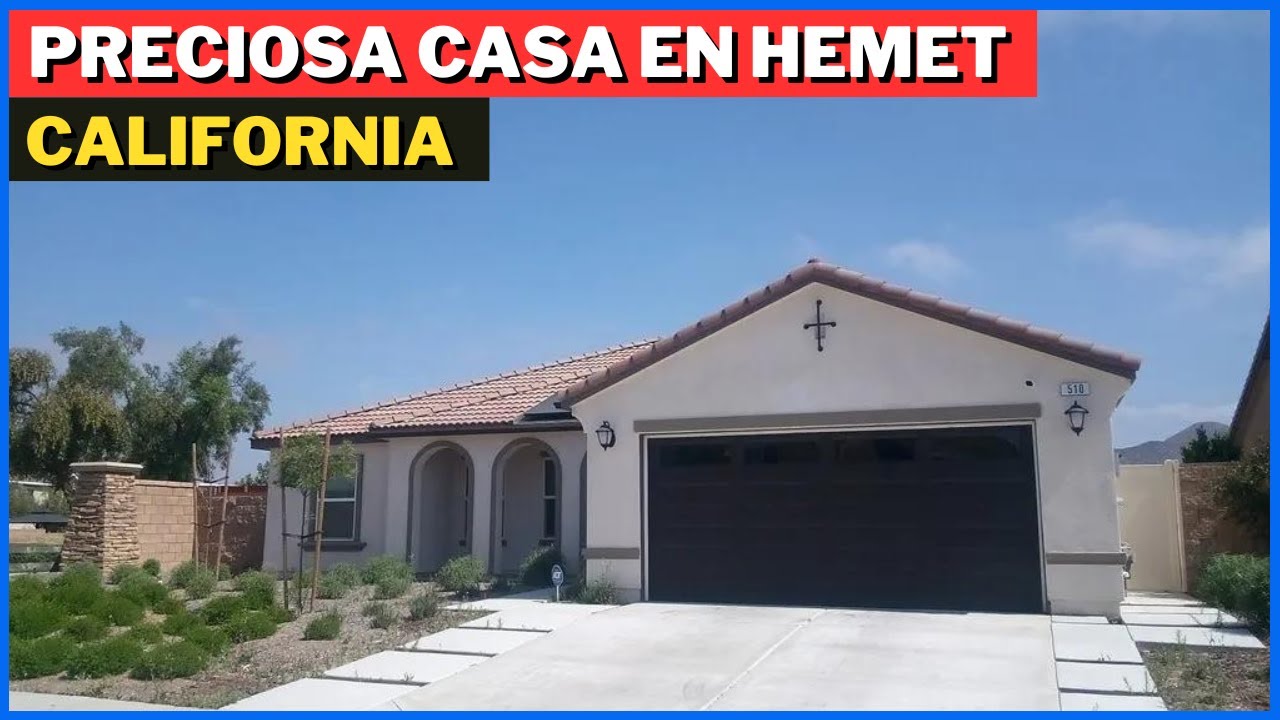 SE VENDE PRECIOSA CASA DE 3 HABITACIONES EN HEMET CALIFORNIA YouTube