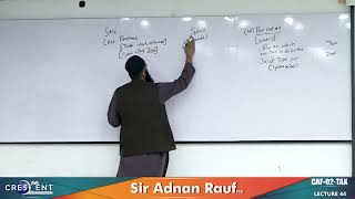 Famous CAF 2 SIR ADNAN RAUF LECTURE 44 Profile