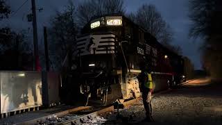 (HD) A Dark Evening of CSAO WPCA-51 Switching in Winslow NJ. 5223/5631. 11/14/2024.