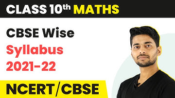 CBSE Term Wise Syllabus | Class 10 Maths Syllabus | CBSE 2024-25