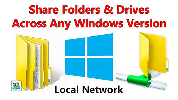 How to Share Folders & Drives on Windows 11/10/8/7/XP - Local Network