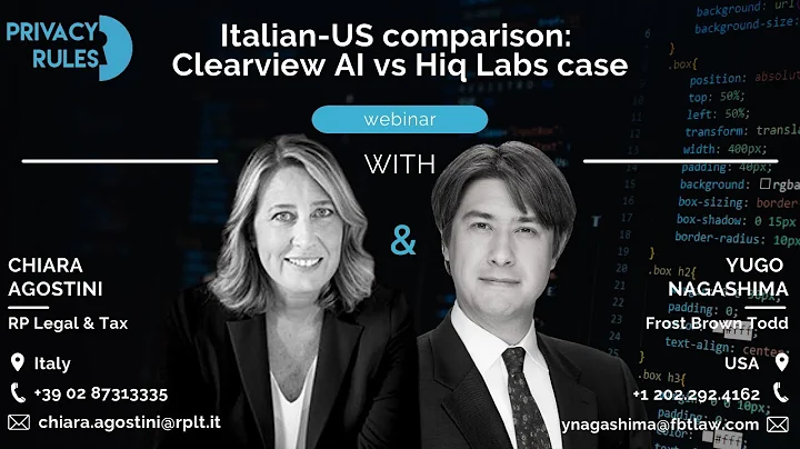 Italy-US privacy comparison: Clearview AI vs HiQ L...
