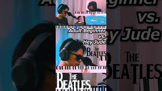 Hey Jude - The Beatles | My Adult Piano Journey (Chord & Inversion Practice)【Johnny JAM🎸】#shorts