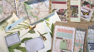 Penpal pockets & book page envelopes / flat mail ideas / easy & affordable