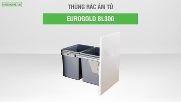 Thùng rác âm tủ Eurogold BL300