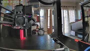 My first 3D printing timelapse video