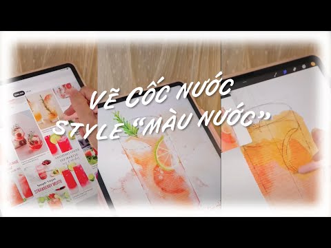 Video Vẽ màu nước bằng iPad cùng mình nha ???? - youtube