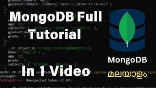 MongoDB Free Full Course Malayalam |  Interview ചോദിക്കുന്ന Important questions❗ 💻🎓