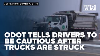 ODOT urges drivers to stay alert as plow trucks face increased collision risks
