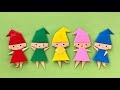 【折り紙】可愛い小人の作り方