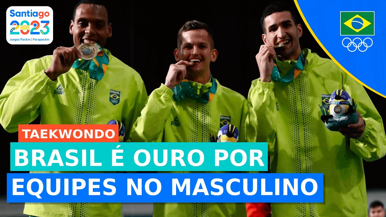 JOGOS PAN_AMERICANOS l TAEKWONDO DO BRASIL TEM PÓDIO DOURADO POR EQUIPES