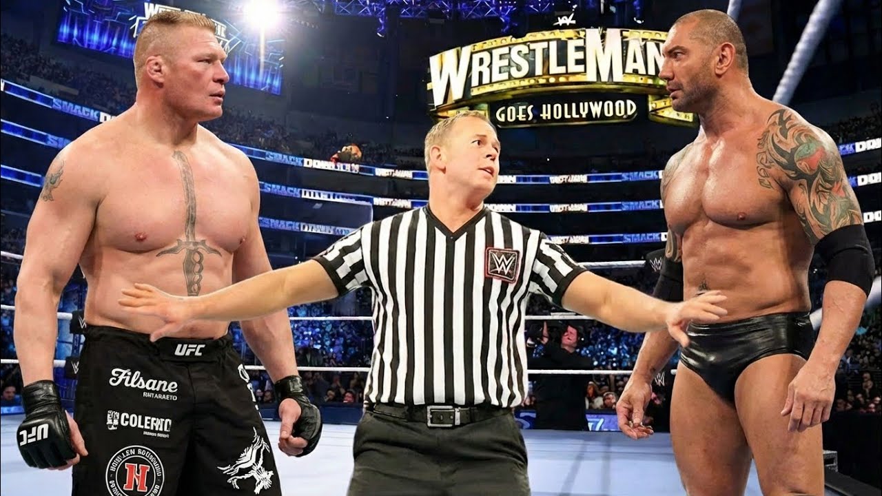 Полный матч Брока Леснара против Батисты на SmackDown.