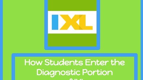 How Students Complete the Diagnostic in IXL