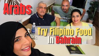 ARABS Eat Filipino food in BAHRAIN