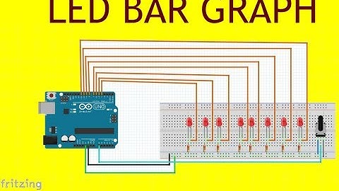 ARDUINO Tutorial 02 : analogRead with  Potentiometer [ ledBarGraph ]