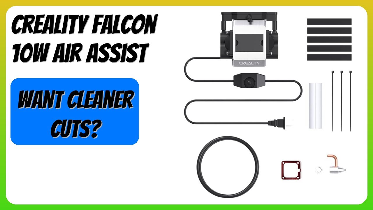 REVIEW (2025): Creality Falcon 10W Air Assist. Features