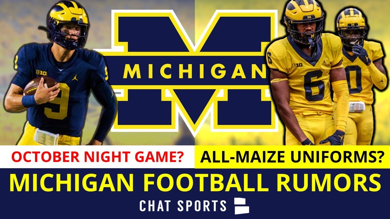 Michigan Football jersey combo revealed for Indiana game - Maize n