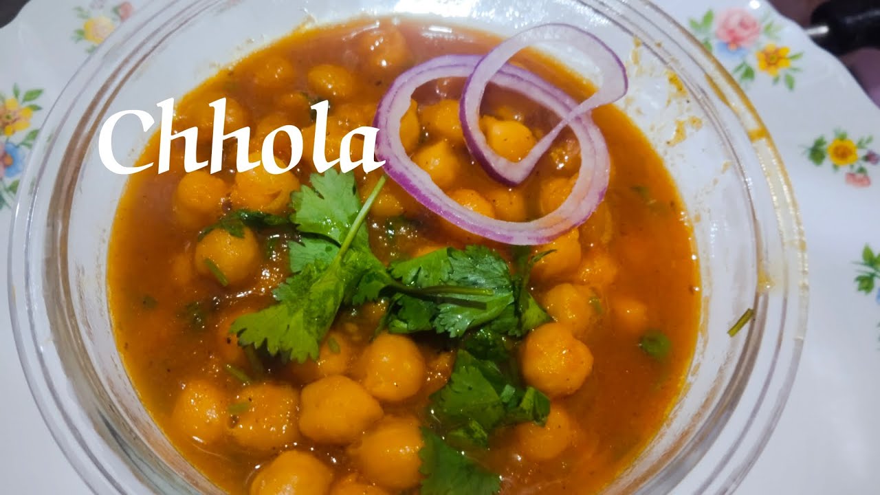 Quick and Easy Masala Chhola Recipe Video 