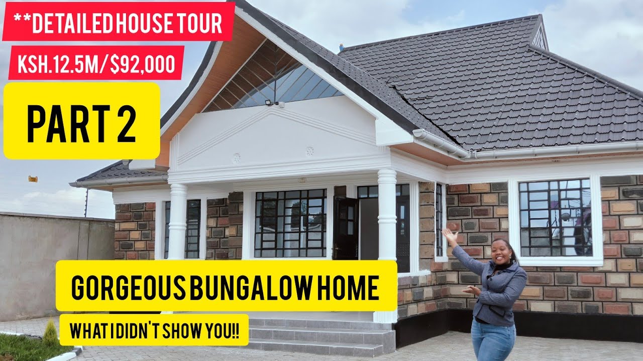 3 Bedroom Bush stones Bungalow Detailed House Tour design with a Dsq!! Part 2!