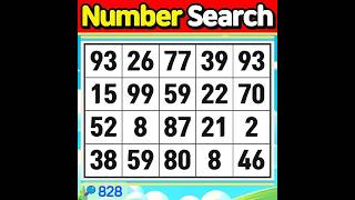 Number Search #828 Sincerity will get through someday.【Match | brain game | puzzle 】 screenshot 3