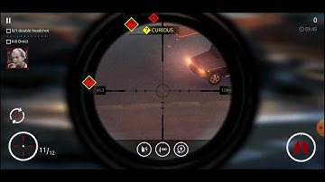 perform 2 headshots with one bullet (double headshots) and kill Omid Maklouf, Hitman Sniper.