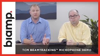 Biamp Tesira: TCM Beamtracking™ Microphone Comparison