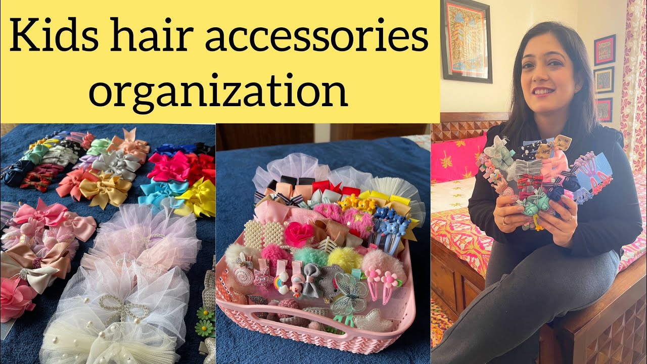 Kids hair accessories organization|How I organize my kid hair accessories|DIY organizer|Tips