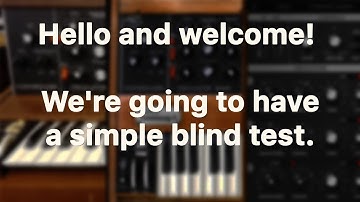 SYNTHESIZERS - Analog VS Digital Comparison (RESULTS IN THE DESCRIPTION)
