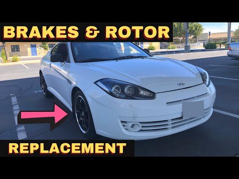 How To Install Brake and Rotor| Hyundai Tiburon Brake Change