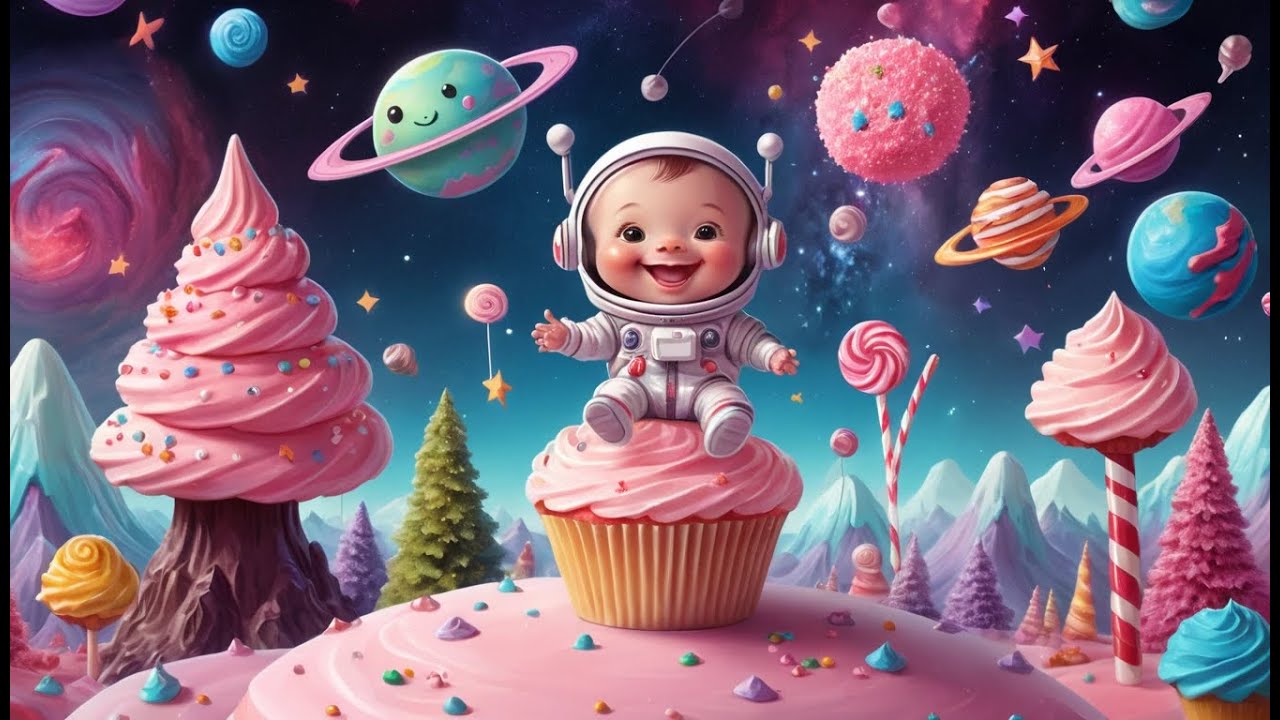 Cupcake Planet Adventure | Sweet Space Rhyme for Kids | Fun Candy Galaxy Song