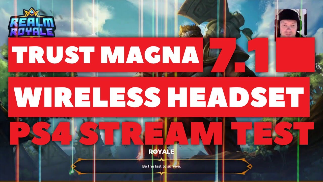 Trust MAGNA 7.1 Wireless Headset PS4 Stream Test