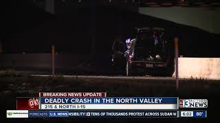 Deadly crash near 215 and North I-15
