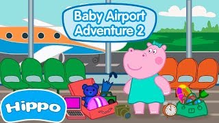 Hippo 🌼 Aeropuerto bebé Adventure 2 🌼 Juego de dibujos animados para los niños screenshot 5