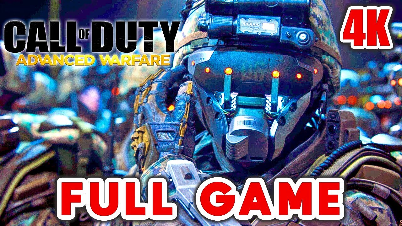 CALL OF DUTY ADVANCED WARFARE Gameplay Walkthrough FULL GAME (4K 60FPS ...