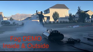 Review and Demo of Fog Machine Fluid - Extreme High Density (32oz / Quart) – MADE IN USA – Fog Juice