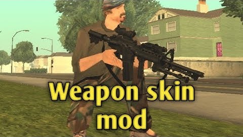 Weapon skin mod sa gta Sanandreas roleplay || Aeron YT