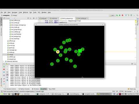 [PyGame] My zombie game experiment