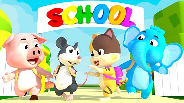 Đi Học Về 👨‍🎓👩‍🎓 Nhạc Thiếu Nhi hoạt hình 3D cho bé