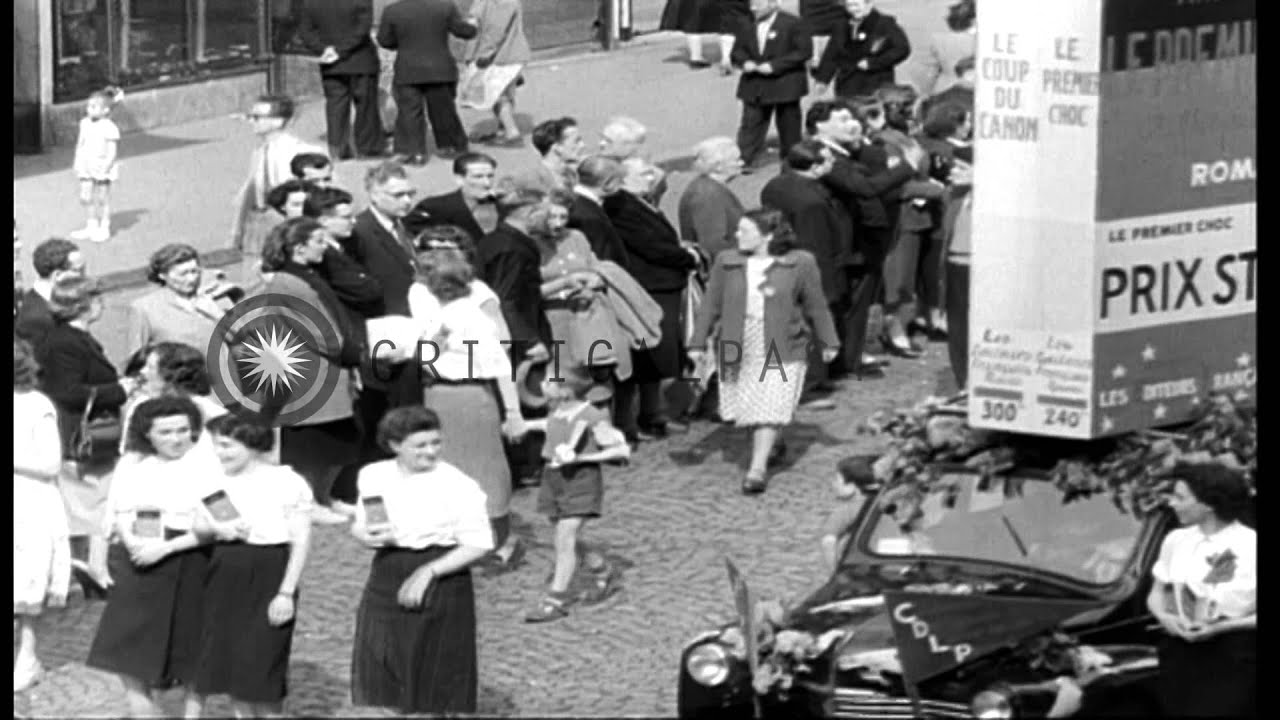 A Communist parade in Paris,France. HD Stock Footage